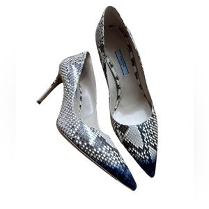 Prada Python Heels